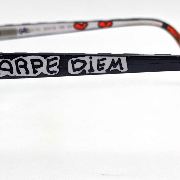 💔 RONIT FURST grc7q-s4 Size: 50/18/140 Hand Painted Eyeglasses *Unique Temple*❤ - Picture 12 of 17